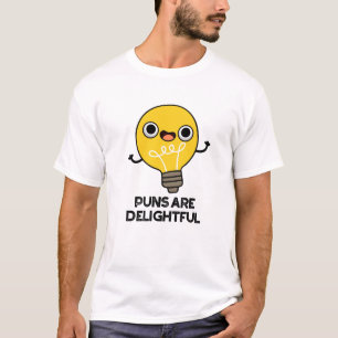 Camiseta Los Puns Son Muy Graciosos Bulb Pun