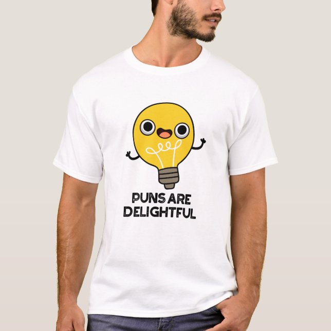 Camiseta Los Puns Son Muy Graciosos Bulb Pun (Anverso)