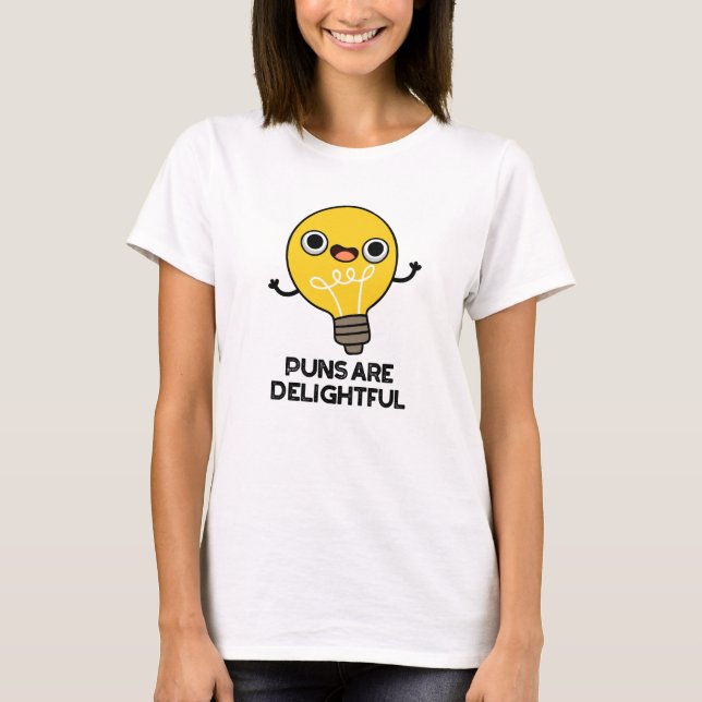 Camiseta Los Puns Son Muy Graciosos Bulb Pun (Anverso)