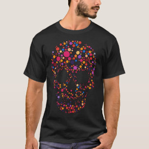 Camiseta Los puntos de polka coloridos crían a los hombres 
