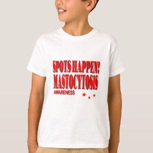 Camiseta Los puntos suceden - conciencia de Mastocytosis