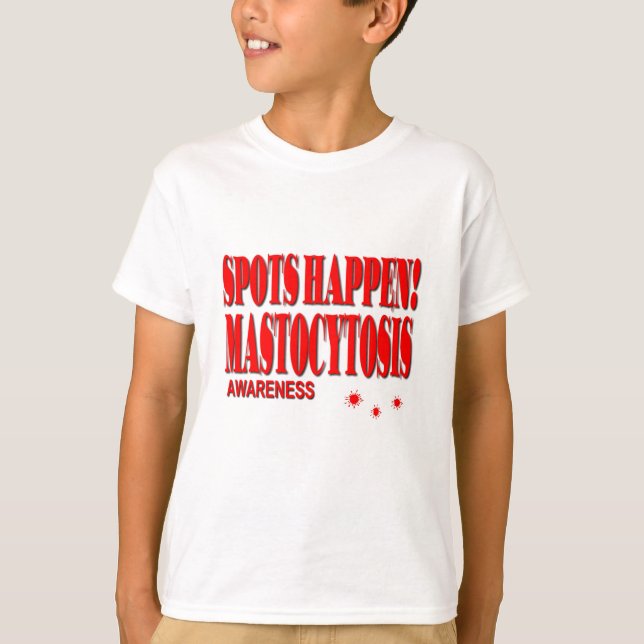 Camiseta Los puntos suceden - conciencia de Mastocytosis (Anverso)