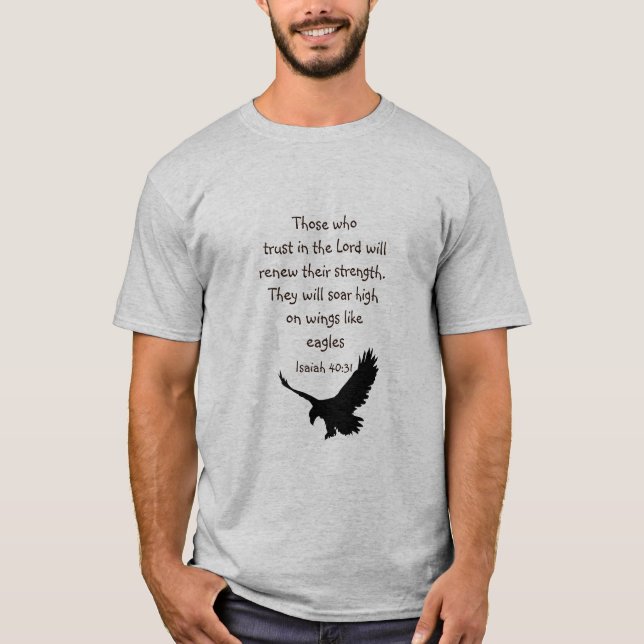 Camiseta Los que confían en la inspiración de las Escritura (Anverso)