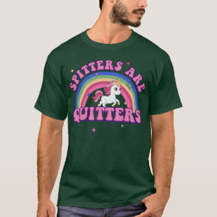 Camiseta Los que Escupen son Renunciantes Lindo Unicornio D