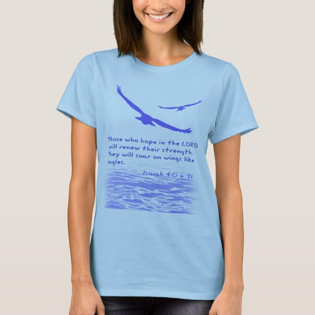 Camiseta Los que esperan en el SEÑOR... | (Anverso)