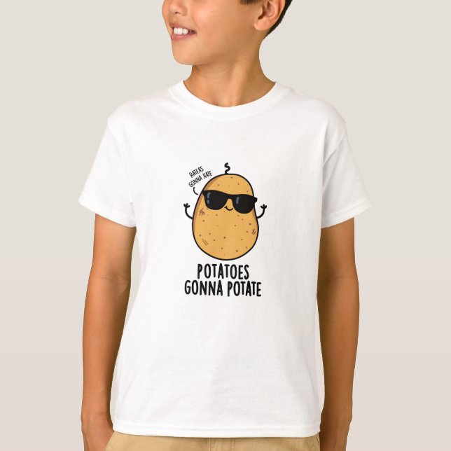 Camiseta Los que odian odiarán las papas van a comer un bol (Anverso)