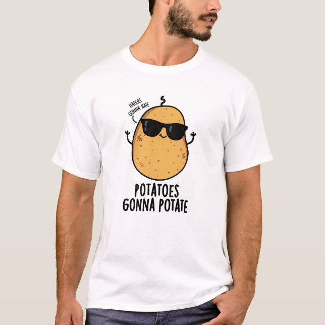 Camiseta Los que odian odiarán las papas van a comer un bol (Anverso)