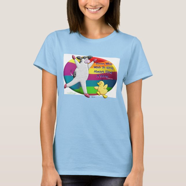 Camiseta Los Que Quieren Cantar Siempre Encuentran Una Canc (Anverso)