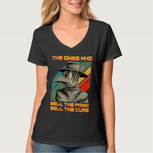 Camiseta Los Que Venden El Pánico Venden La Máscara De Cure
