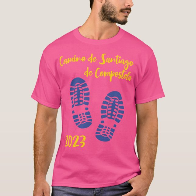 Camiseta Los Rasgos Del Camino De Santiago De Compostela (Anverso)