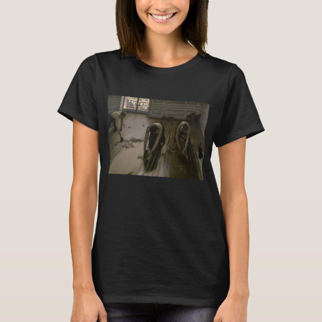 Camiseta Los raspadores de suelos de Gustave Caillebotte (Anverso)