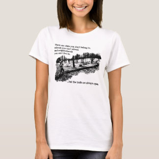 Camiseta Los rastros abren siempre para mujer