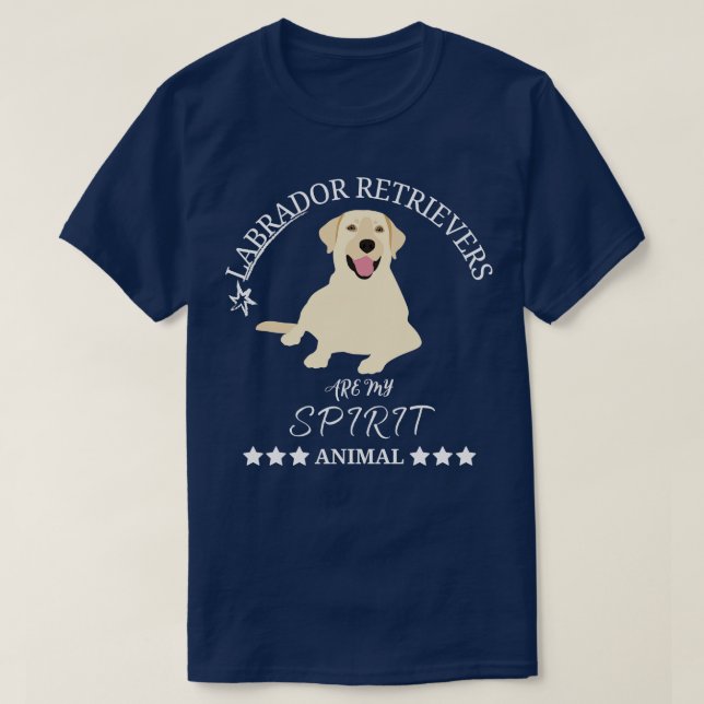 Camiseta Los recuperadores de Labrador son mis animales esp (Diseño del anverso)