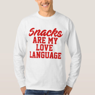 Camiseta Los refrigerios son mi lenguaje de amor