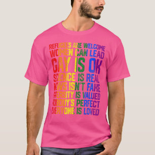 Camiseta Los Refugiados Son Bienvenidos La Ciencia Es Real 