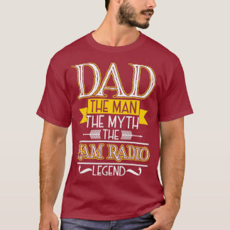 Camiseta Los regalos de papá de Ham Radio para los hombres 
