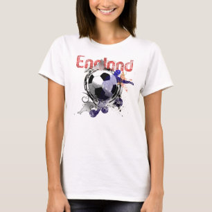 Camiseta Los regalos del fútbol del Grunge de Inglaterra
