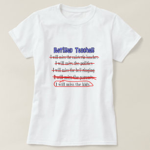 Camiseta Los regalos divertidos jubilados de Srta. The Kids