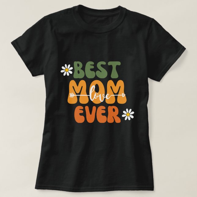Camiseta Los regalos familiares de la mejor mamá del día de (Diseño del anverso)
