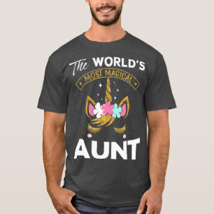 Camiseta Los regalos más mágicos de tía de Unicorn