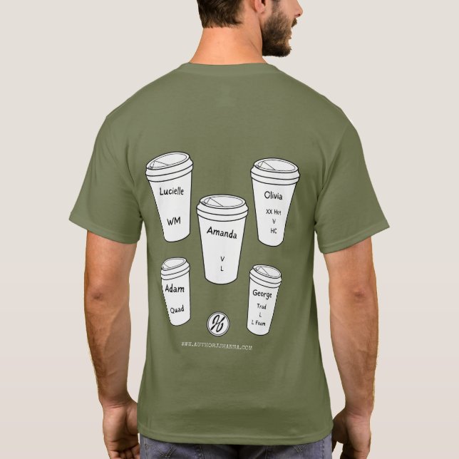 Camiseta Los reguladores de Amanda Lexie - Café (Reverso)
