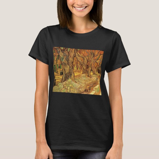 Camiseta Los reparadores de caminos por Vincent van Gogh (Anverso)