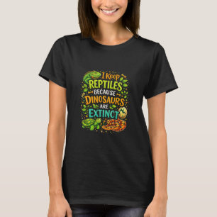 Camiseta Los reptiles mandan