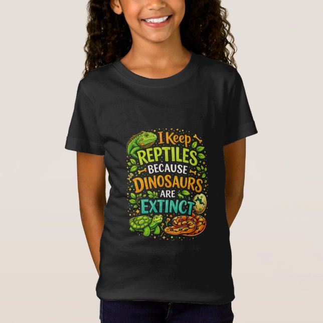 Camiseta Los reptiles mandan (Anverso)