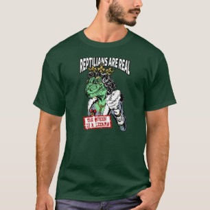 Camiseta Los Reptilians son reales - la reina es un lagarto
