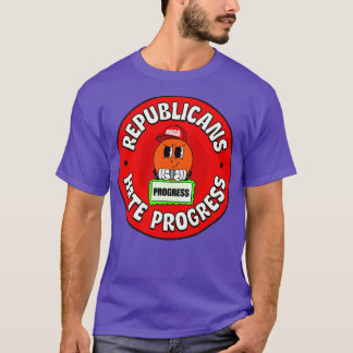 Camiseta Los republicanos odian el progreso pro progresista