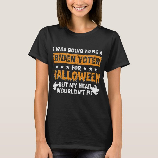 Camiseta Los Republicanos Votan Contra Joe Biden Y Hallowee (Anverso)