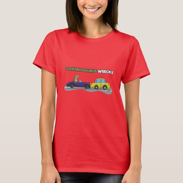Camiseta Los restos del tirannosauro (Anverso)