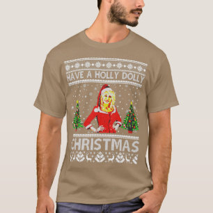 Camiseta Los retro tienen a los holly Navidades aman Parton