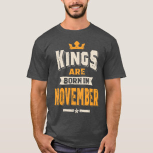 Camiseta Los Reyes Nacen En El Regalo De Cumpleaños De Novi