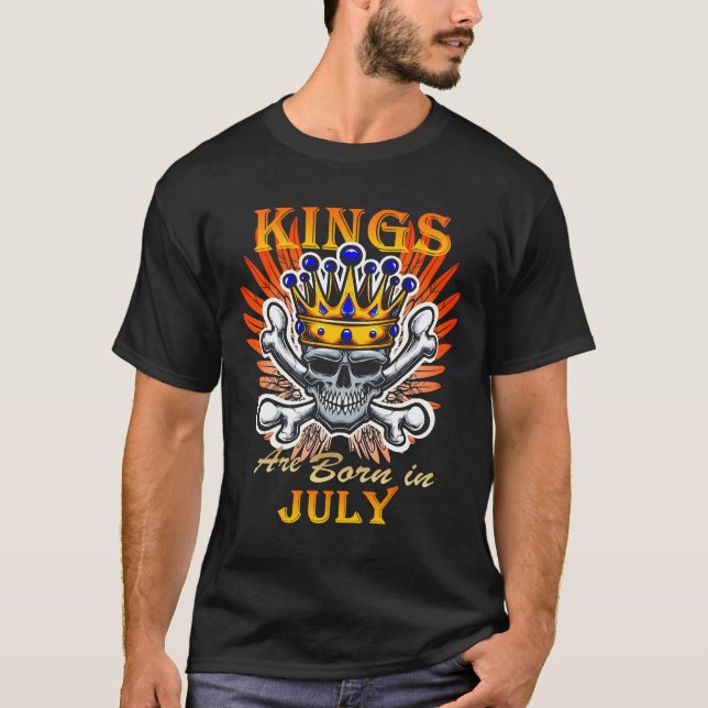 Camiseta Los reyes nacen en julio (Anverso)