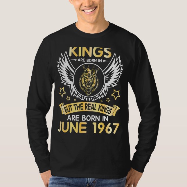 Camiseta Los Reyes Nacen En Junio, Pero Los Reyes Reales Na (Anverso)