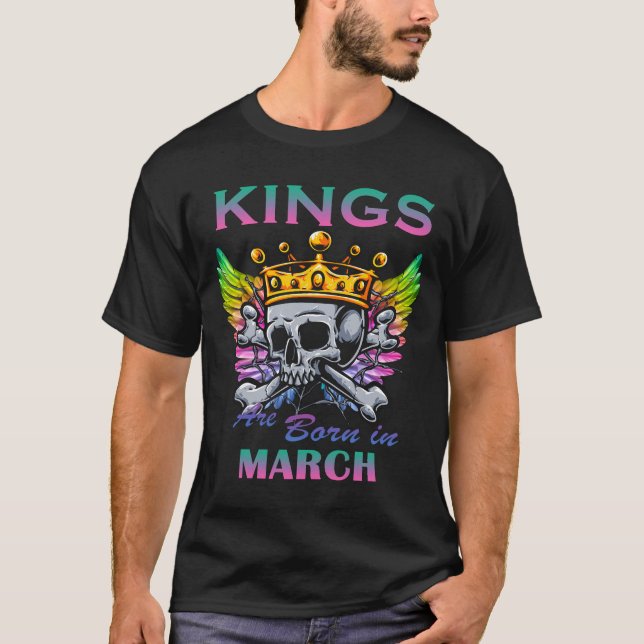 Camiseta Los reyes nacen en marzo (Anverso)