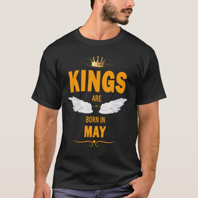 Camiseta Los reyes nacen en mayo (Anverso)