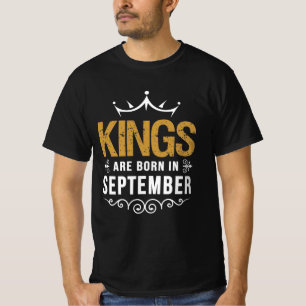 Camiseta Los reyes nacen en septiembre