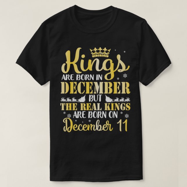 Camiseta Los Reyes Nacieron En Dic Y Los Reyes Reales Nacie (Diseño del anverso)