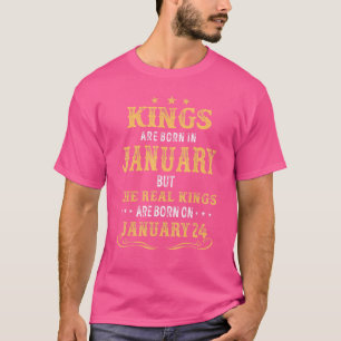 Camiseta Los Reyes Nacieron En Enero, Los Reyes Reales Naci
