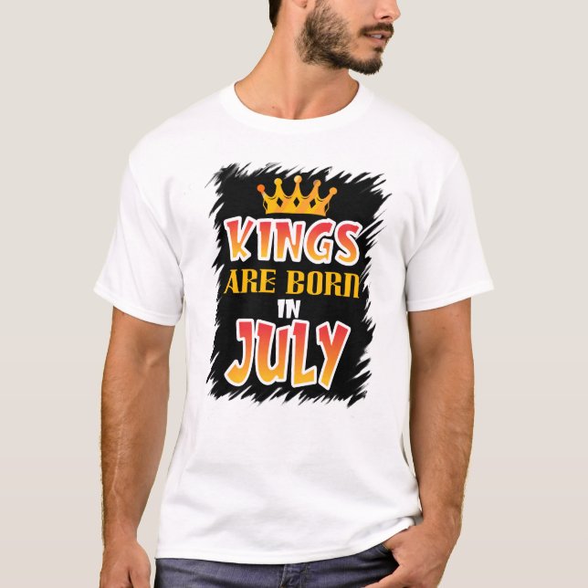 Camiseta Los Reyes Nacieron En Julio (Anverso)