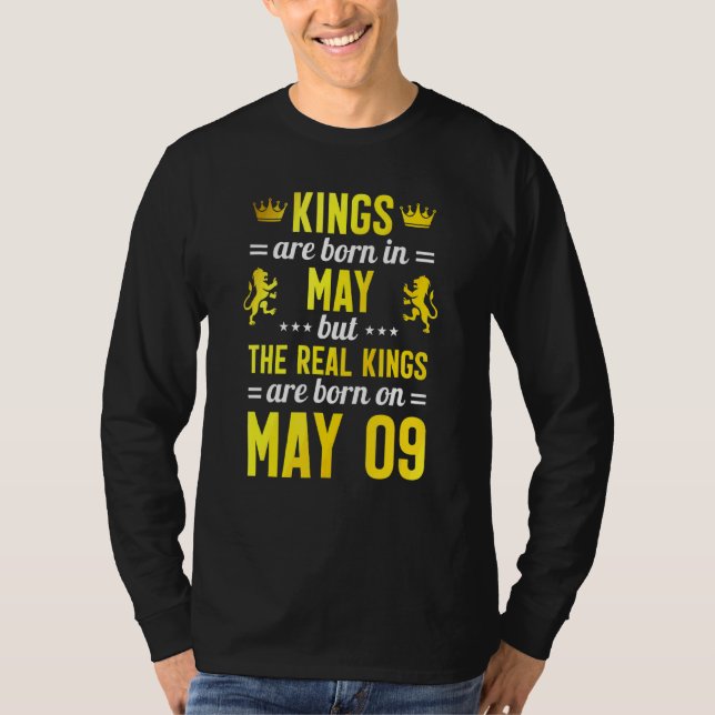 Camiseta Los Reyes Nacieron En Mayo Y Los Reyes Reales Naci (Anverso)
