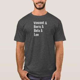 Camiseta Los Reyes Verdaderos de las películas góticas de t