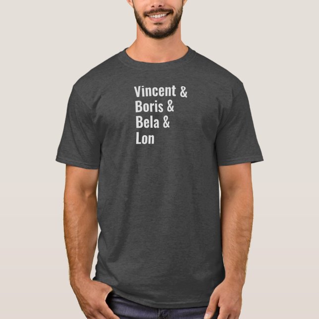 Camiseta Los Reyes Verdaderos de las películas góticas de t (Anverso)