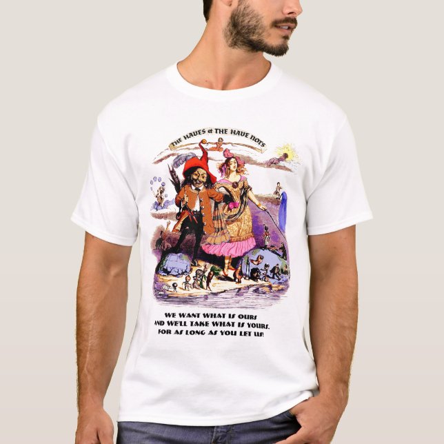 Camiseta Los ricos y los pobres (Anverso)