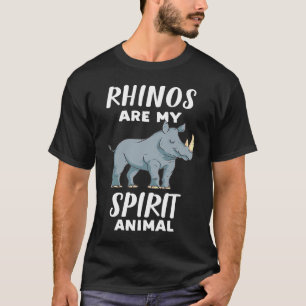 Camiseta Los rinocerontes son mi espíritu rinoceronte anima