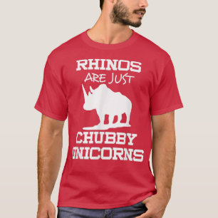 Camiseta Los rinocerontes son solo una caricatura unicornio