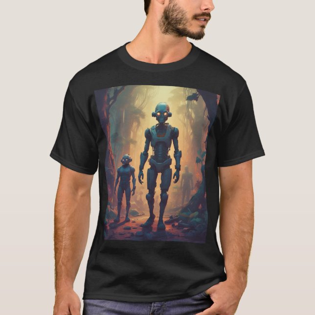 Camiseta los robots (Anverso)