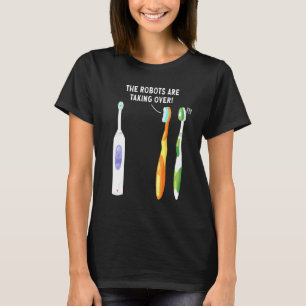 Camiseta Los Robots Se Están Haciendo Con El Pincel De Acei
